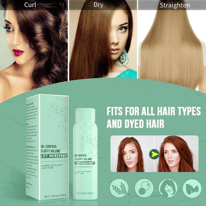 ❤️❤️Oil-Control Fluffy Volume Lift Hairspray