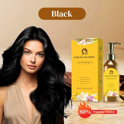 Christmas Pre-Sale-50%OFFLong Lasting Natural Hair Dye Shampoo