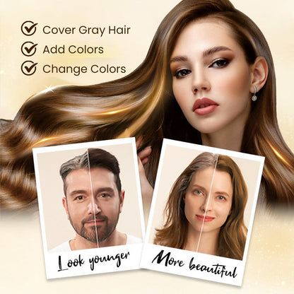 Christmas Pre-Sale-50%OFFLong Lasting Natural Hair Dye Shampoo