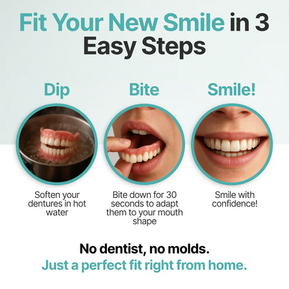 Custom-Fit Smile Support Kit — Strong Suction Feel & Natural-Looking Fit