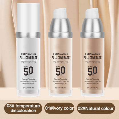 Black Friday Sale: Long-Lasting Flawless Coverage Moisturizing Natural Makeup Cream
