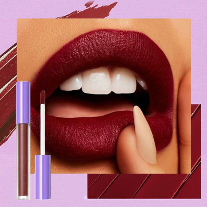 Waterproof and Non-stick Matte Lipstick Gloss & Lip Liner
