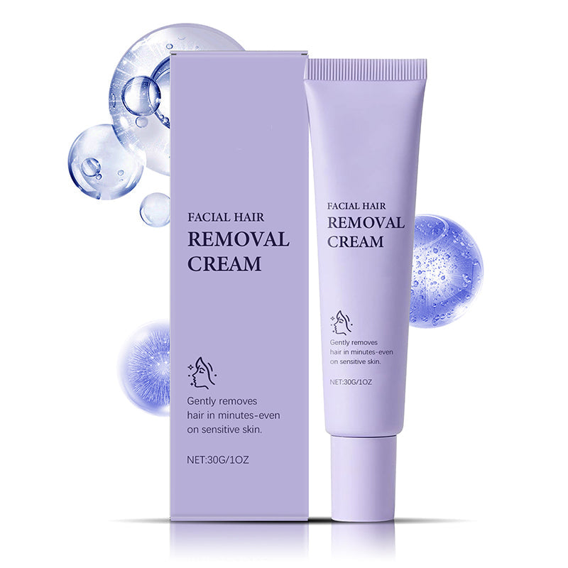 Gentle and Painless Facial Hair Removal Cream