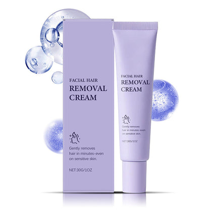 Gentle and Painless Facial Hair Removal Cream
