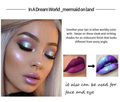 ⏳Diamond Shimmer Metallic Lipstick Waterproof Long Lasting