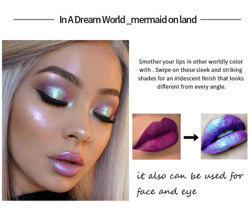 ⏳Diamond Shimmer Metallic Lipstick Waterproof Long Lasting
