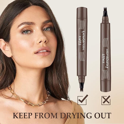 【Final 3-hour Preferential Deal 】Last Day -2025 Upgraded Natural Brows Eyebrow Pen