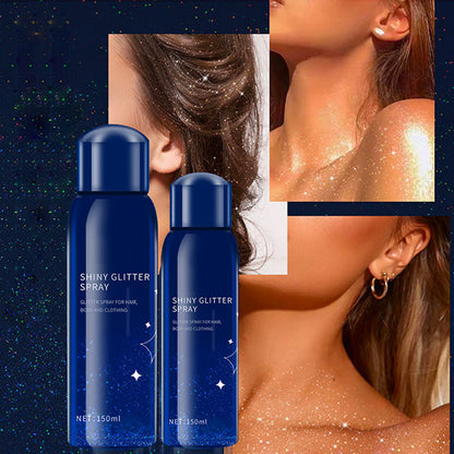 Long-Lasting Shiny Body Glitter Spray