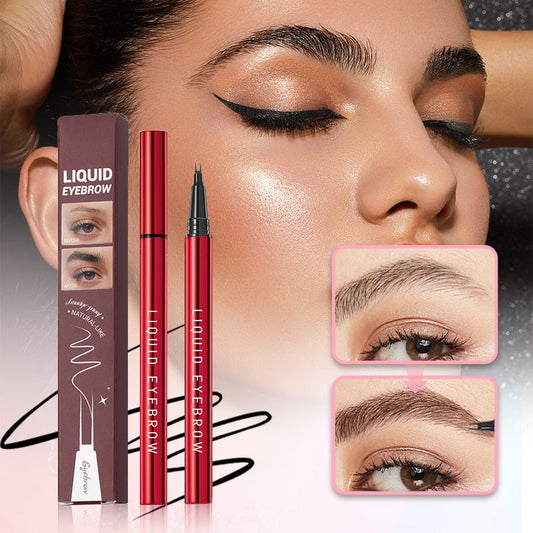 ⚡⚡2-Fork Tip Waterproof Eyebrow Pen for Women