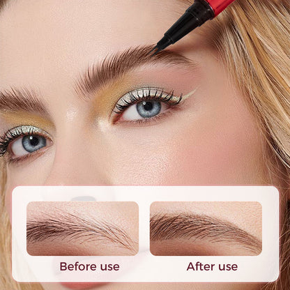⚡⚡2-Fork Tip Waterproof Eyebrow Pen for Women