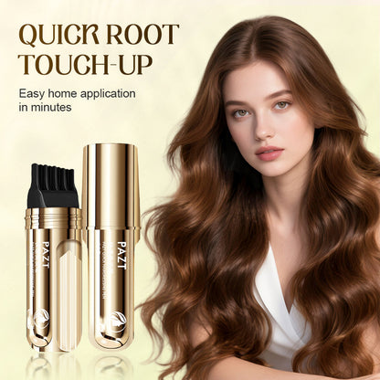 2-IN-1 HAIR DYE COMB - Precision Application for Gray Coverage, Non-Drip Formula with Nourishing Argan Oil, 5 Min Processing Time 🧴