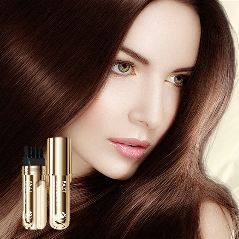 2-IN-1 HAIR DYE COMB - Precision Application for Gray Coverage, Non-Drip Formula with Nourishing Argan Oil, 5 Min Processing Time 🧴