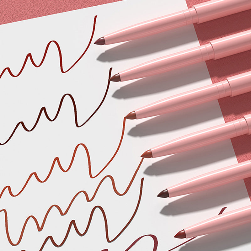 Deals-6 Pack High-Pigment Matte Lip Liner Pencils