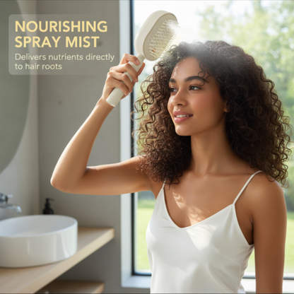 !! ⏰Electric hairbrush with spray and massage