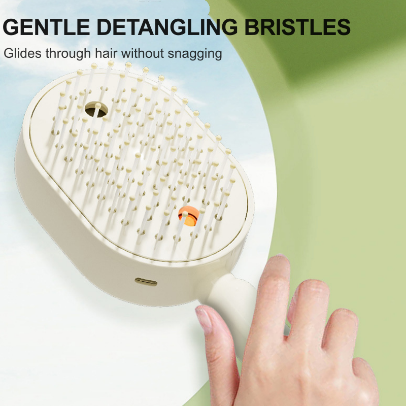 !! ⏰Electric hairbrush with spray and massage