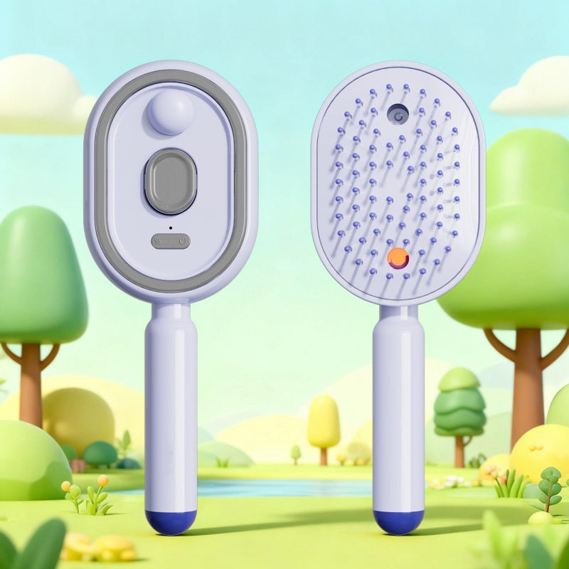 !! ⏰Electric hairbrush with spray and massage