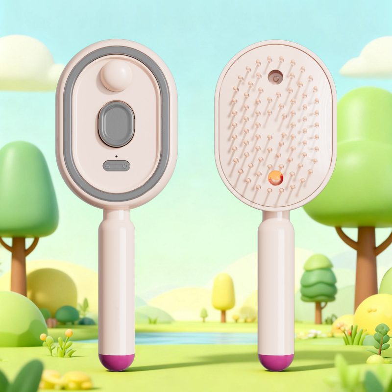 !! ⏰Electric hairbrush with spray and massage