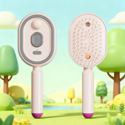 !! ⏰Electric hairbrush with spray and massage