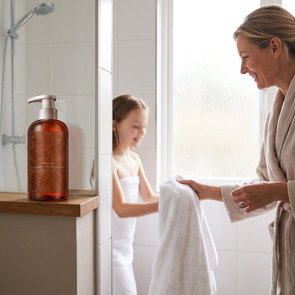 Limited-time offer-Nourishing & Fragrant Rose Essential Oil Shower Gel